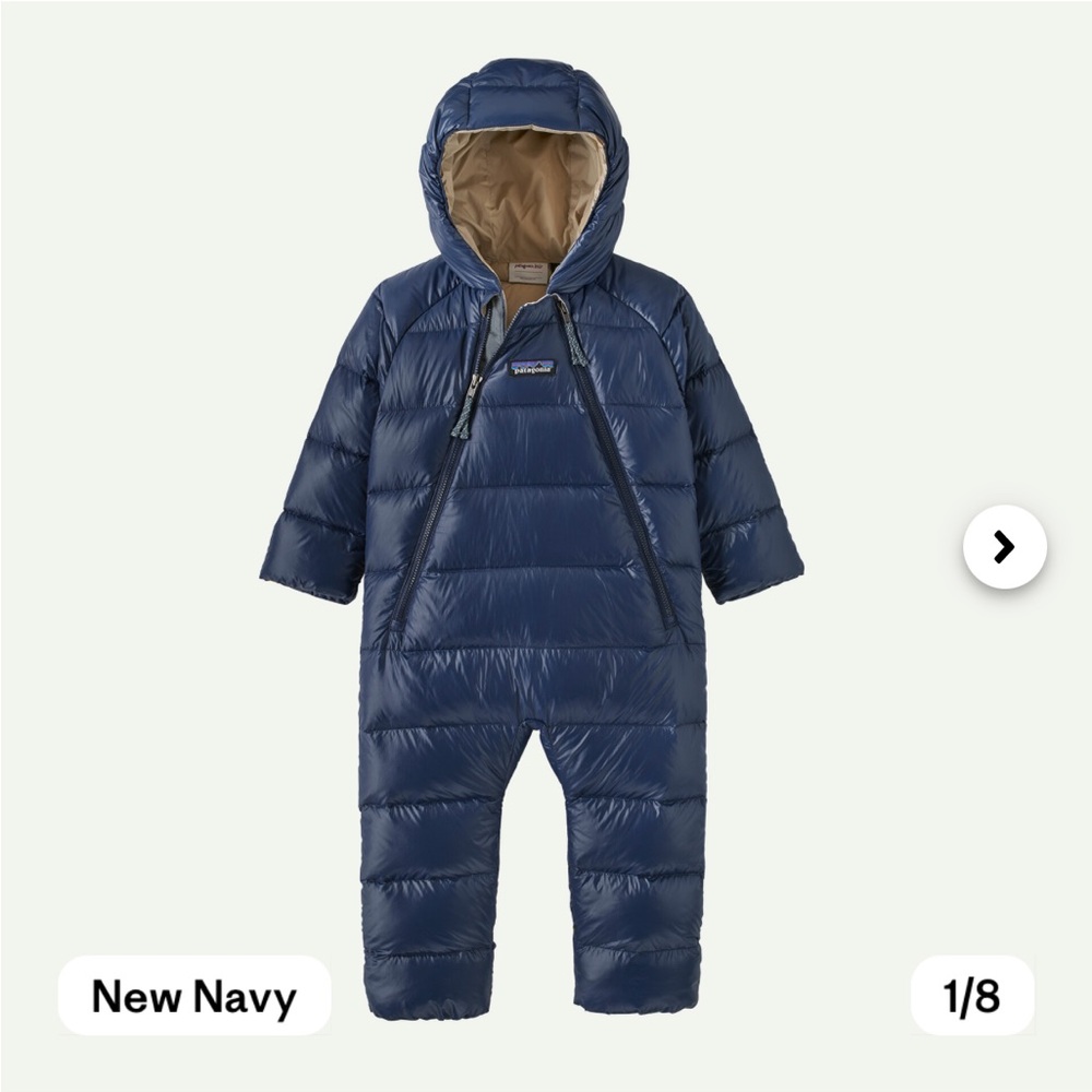 Patagonia Infant Snowsuit, size 3-6mo
